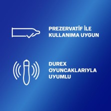 Durex Çoklu Erojen Bölge Uyarıcı+ 2si1 Arada Vibratör Ve Uyarıcı Başlık + Hisset Kayganlaştırıcı Jel