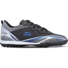 Slazenger Siyah/beyaz Futbol Erkek Halı Saha Ayakkabı