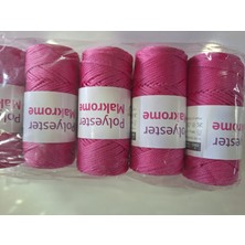 Renkli İlmekler Otto 1.5 mm - 100 gr Polyester Makrome Ipi 100 M Renk Kodu Resimlerde Mevcuttur