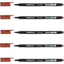 Pensan 6500 Fineliner Kahverengi 5 Adet