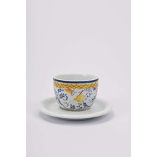 Ancap Edex ’’capriccio Italiano’’ Porselen Cappuccino Fincan ve Tabak Takımı - 180 ml (6,4 Oz)