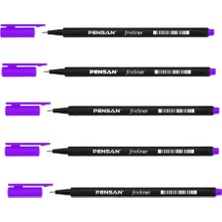 Pensan 6500 Fineliner Mor 5 Adet