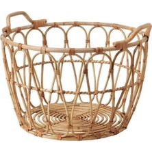 IKEA Snıdad, Sepet 54X39 Cm, Rattan Meridyendukkan Ev Dekorasyonu