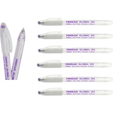 Pensan Global Tükenmez Kalem Vıolet 0,5 mm 6 Adet