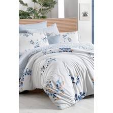 Sarev Bonamy Mavi King Size (Battal Boy) %100 Pamuk Nevresim Takımı