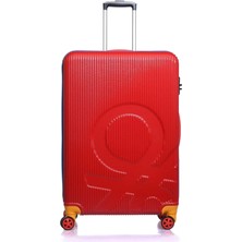 Benetton Trolley 70 cm Kırmızı Unisex Valiz