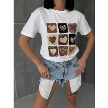 Butik Serdivan Kalpli Kadın V Yaka T-Shirt %100PAMUK
