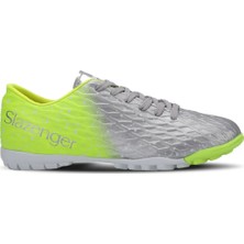 Slazenger Gri Futbol Erkek Çocuk Halı Saha Ayakkabı