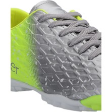 Slazenger Gri Futbol Erkek Çocuk Halı Saha Ayakkabı