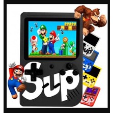 Qasul 2 Kişilik Tek Kişilik Oyun Konsolu Atari 2 Oyunculu Sup Taşınabilir Video Oyun Konsolu 400 Oyunlu