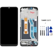 Tkgz Oppo Realmi C21Y LCD Ekran Dokunmatik  Kalite Çıtalı + Tamir Seti