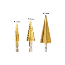 Eratool Kademeli Saç Delme Bits Saplı Bilisterli 3lü Set (4*12-4*20-4*32) ERA56325 Eratool