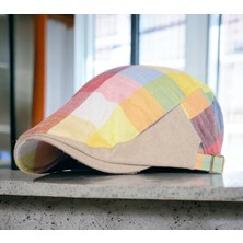 Shopiolog Keten Kumaş Yazlık Spor Model London Erkek Kasket