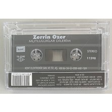 Zerrin Özer Mutluluklar Dilerim Kaset (Orjnal Dönem Baskı Kaset)