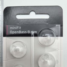 YesMed Oticon Minifit Open Bass 8 mm Dome, Oticon Işitme Cihazı Open Bass Dom/kubbe (1 Paket=10 Adet)