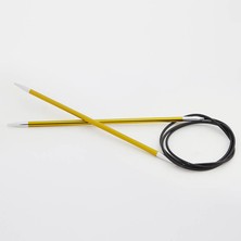 Knitpro Zing 150 cm Misinalı Şiş 3,5 mm Pürüzsüz Kayma ve Alüminyum Yapı ile Üstün Performans