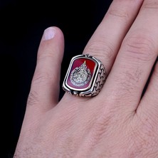 Takı925 Ayetel Kursi Nazar Ayeti Yazılı Çift Taraflı 925 Ayar Gümüş Yüzük