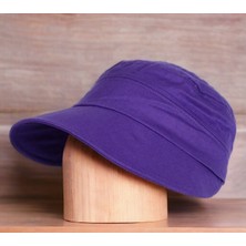 Shopiolog Fiyonk Detaylı Arkası Ayarlı Kadın Vizör Şapka Fiyonklu Geniş Kadın Şapka