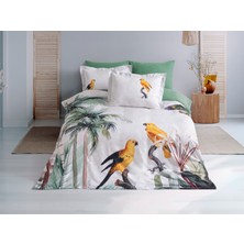 Özel Üretim 3D Dijital Baskılı  Çift Kişilik Pamuk Saten 200X220 Cm. Nevresim Takımı 6 Parça