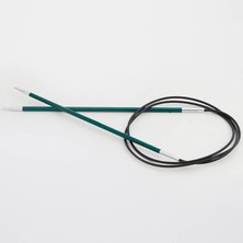 Knitpro Zing 150 cm Misinalı Şiş 3 mm Alüminyum Renkli Pürüzsüz Kayma Özelliği