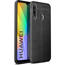 Megafox Teknoloji Huawei P40 Lite E Uyumlu Kılıf Niss Silikon Kapak, Siyah