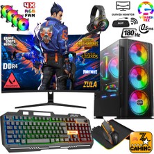 Zeiron Iternal X80 Ryzen 5 3600 32GB 512GB Nvme M.2 SSD RTX3050 27" 165Hz Oyuncu Masaüstü Bilgisayar