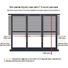 Özel Jaluzi  Siyah  Zebra Stor Perde (Siyaha Siyah)