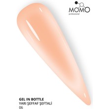 Momo Professional Protez Tırnak Jeli, Gel İn Bottle 06 Yarı Şeffaf Nude Şeftali 15 ml