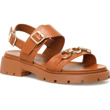 Nine West Monıw 4fx Taba Kadın Düz Sandalet
