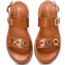 Nine West Monıw 4fx Taba Kadın Düz Sandalet