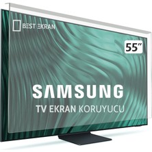 Best Ekran  Samsung 55Q70D Tv Ekran Koruyucu - Samsung 55" Inç QE55Q70DATXTK QLED Kırılmaz Koruyucu