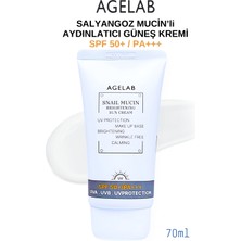 Agelab Salyangoz Müsinli Aydınlatıcı Güneş Kremi Spf 50+ / Pa+++ 70ML