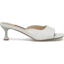 Nine West Katıe 4fx Beyaz Kadın Topuklu Terlik