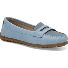 Miss F DS24005 4fx Mavi Kadın Loafer