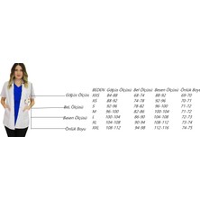 İkra Forma Gömlek Yaka Kadın Ceket Boy - Kısa Kol Doktor Önlüğü , Öğretmen , Laboratuvar , Hastane Forması , Beyaz Önlük