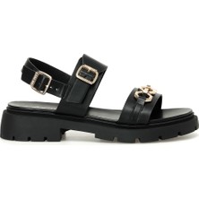 Nine West Monıw 4fx Siyah Kadın Düz Sandalet
