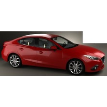 Ebal Oto Mazda 3 Krom Cam Çıtası 4 Prç. 2009 Üzeri P. Çelik (Sedan)