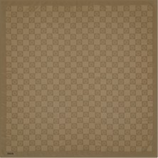 Aker Dama Monogram Eşarp -  Koyu Vizon  -  1070600 - 933