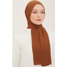 Armine Trend Naturel Soft Şal Kahverengi  -  91