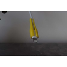 Işbaşı Lightning ve Usb-C Kablo Koruyucu Sarı 5434449