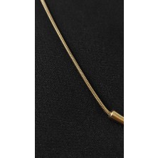 Stainless Çelik  Gold Kolye
