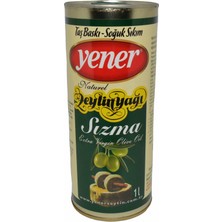 1 LT Yener Taş Baskı Zeytinyağı (Yeni Mahsül 2025-2026)