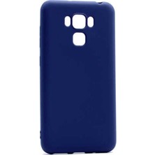 Megafox Teknoloji Asus Zenfone 3 Max ZC553KL Uyumlu Kılıf Premier Silikon Kapak, Lacivert