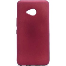 Megafox Teknoloji Htc U11 Life Uyumlu Kılıf Premier Silikon Kapak, Kırmızı