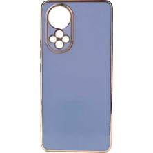 Megafox Teknoloji Huawei Nova 9 Uyumlu Kılıf Bark Kapak, Mavi Açık