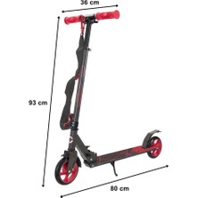 Başaran Butik CLZ193 Nessiworld Evo Flexi 2 Tekerlekli Scooter Kırmızı