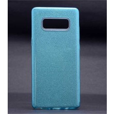 Megafox Teknoloji Samsung Galaxy Note 8 Uyumlu Kılıf Shining Silikon, Mavi