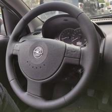 İmza Opel Corsa C Kasa 2000-2006 Araca Özel Direksiyon Deri Kılıfı (Düz Deri)