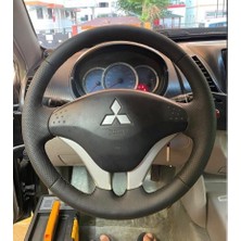 İmza Mitsubishi L200 Uyumlu Araca Özel Dikmeli Direksiyon Kılıfı