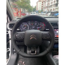 İmza Citroen Berlingo 2022-2024 Araca Özel Direksiyon Kılıfı (Plastik Direksiyona Uyumludur) AÇIKLAMAYI OKUYUNUZ